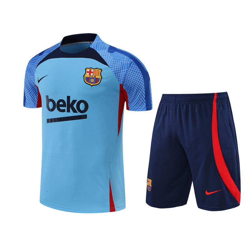 AAA Quality Barcelona 22/23 Sky Blue Training Kit Jerseys